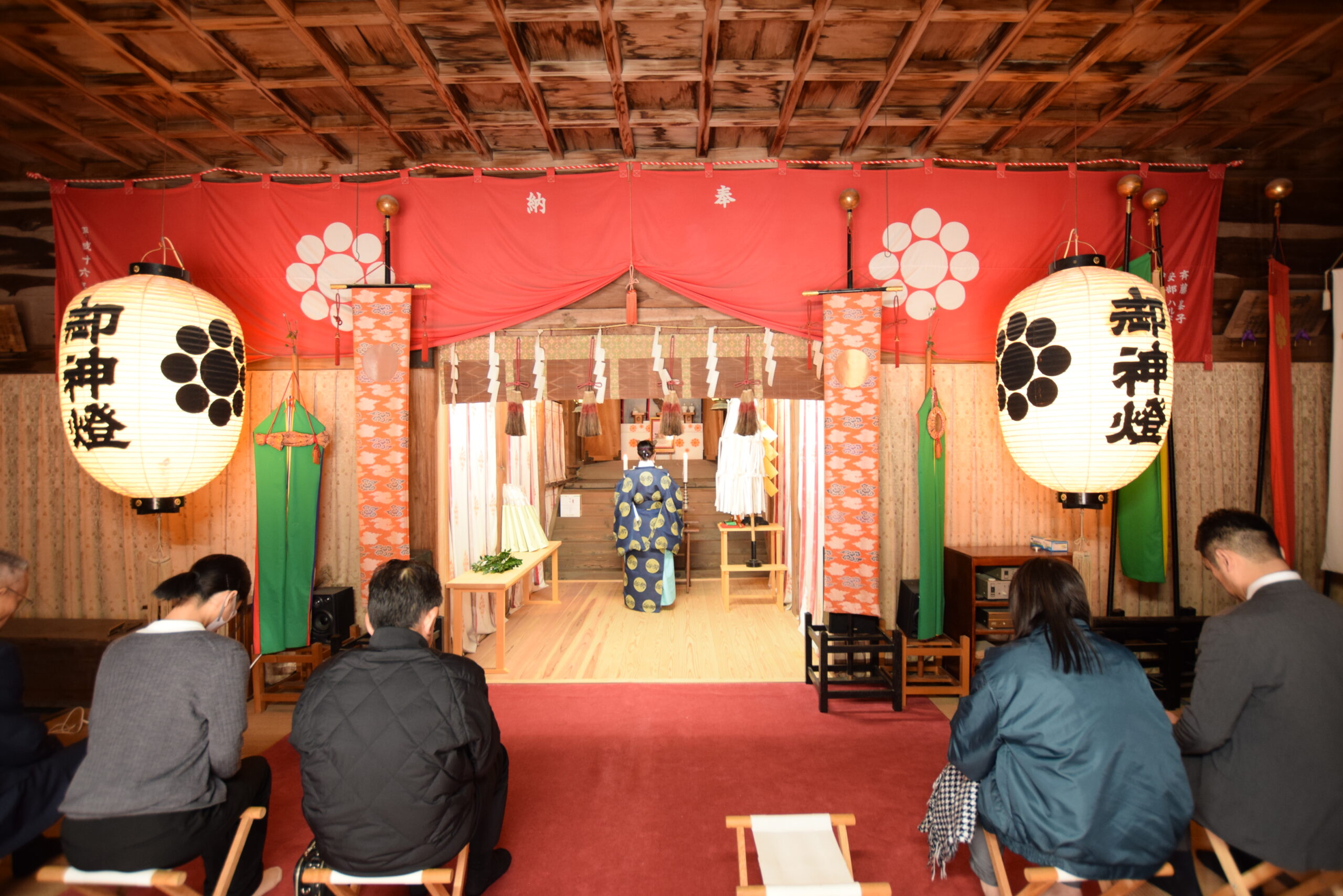 御祈祷をしていただきました